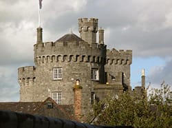 Kilkenny Castle seen from the balcony at Butler Court